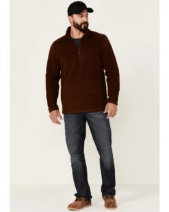 Moonshine Spirit Men's Lake View 1/2 Zip Front Fleece Pullover