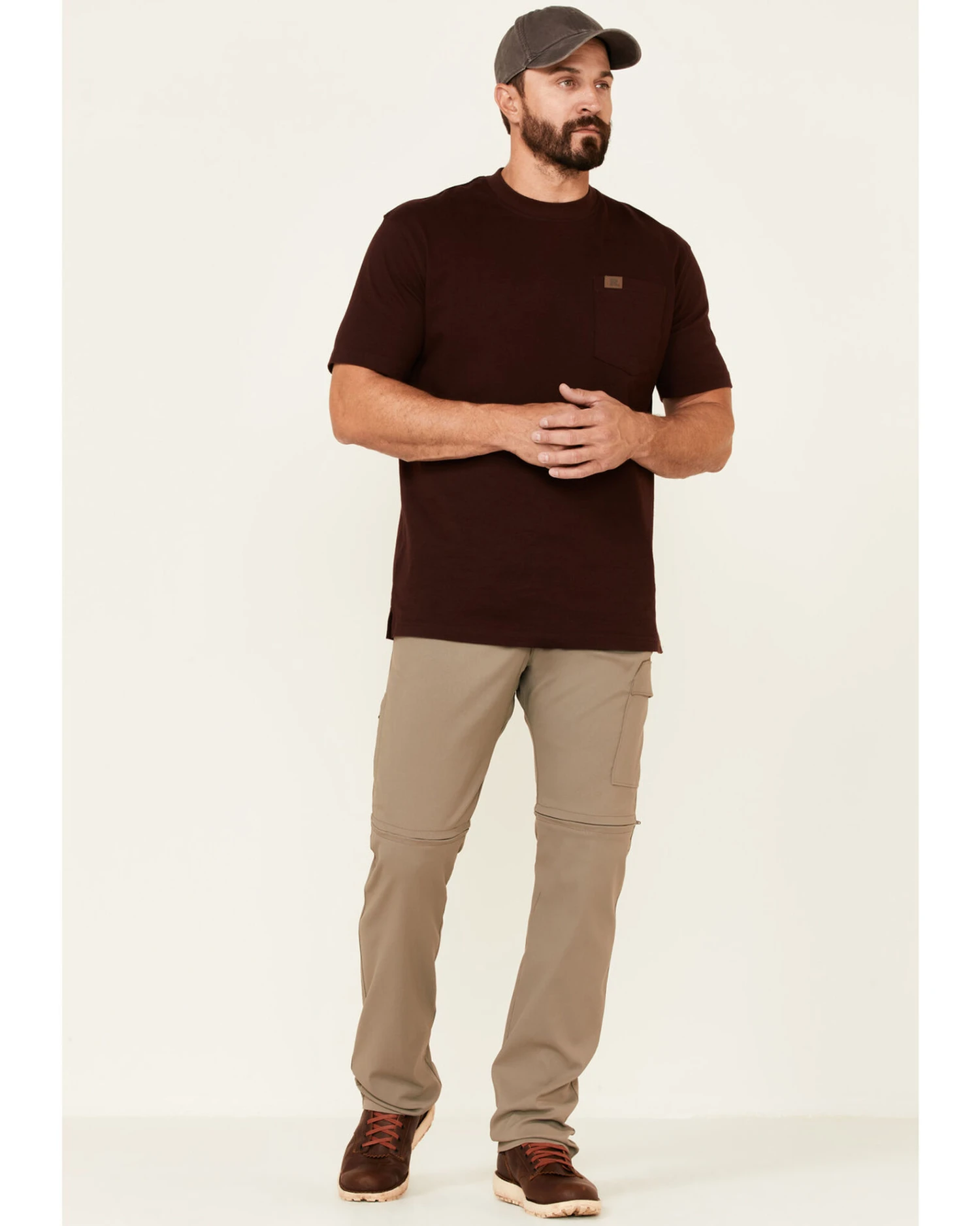 Wrangler ATG Men's All-Terrain Brindle Zip-Off Cargo Pants - Image 3