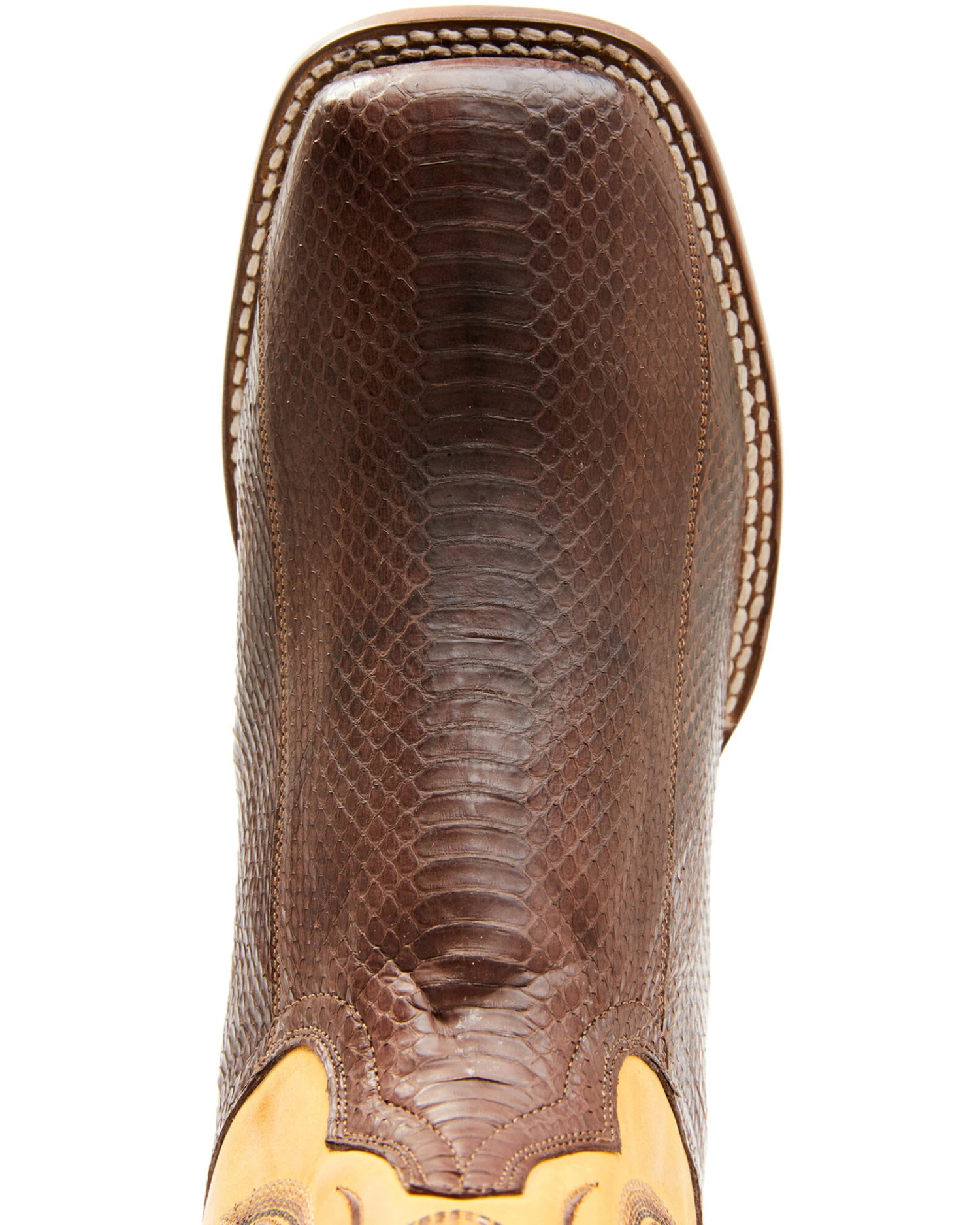 Dan Post Men's Exotic Snake Western Boots - Broad Square Toe - Image 5