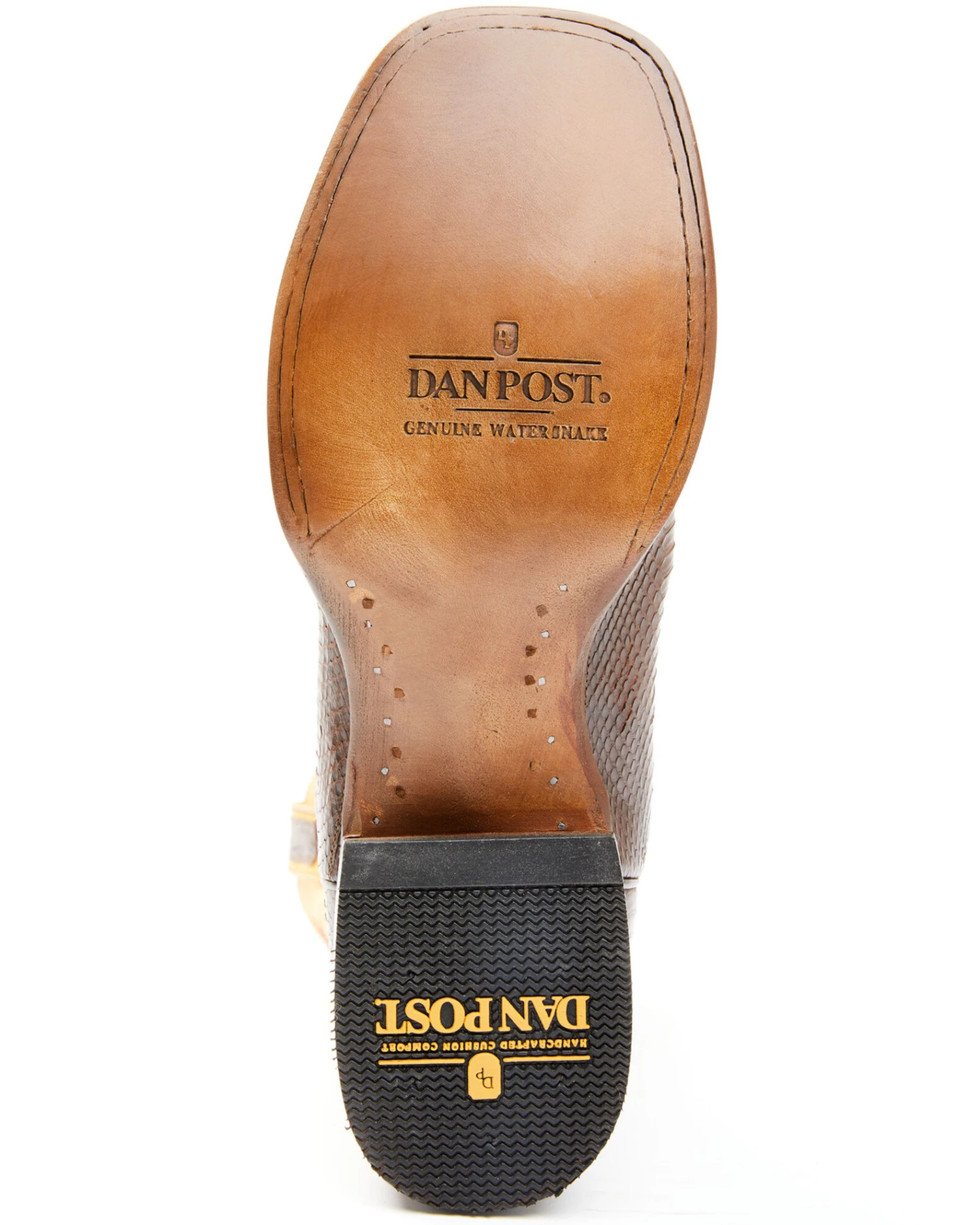 Dan Post Men's Exotic Snake Western Boots - Broad Square Toe