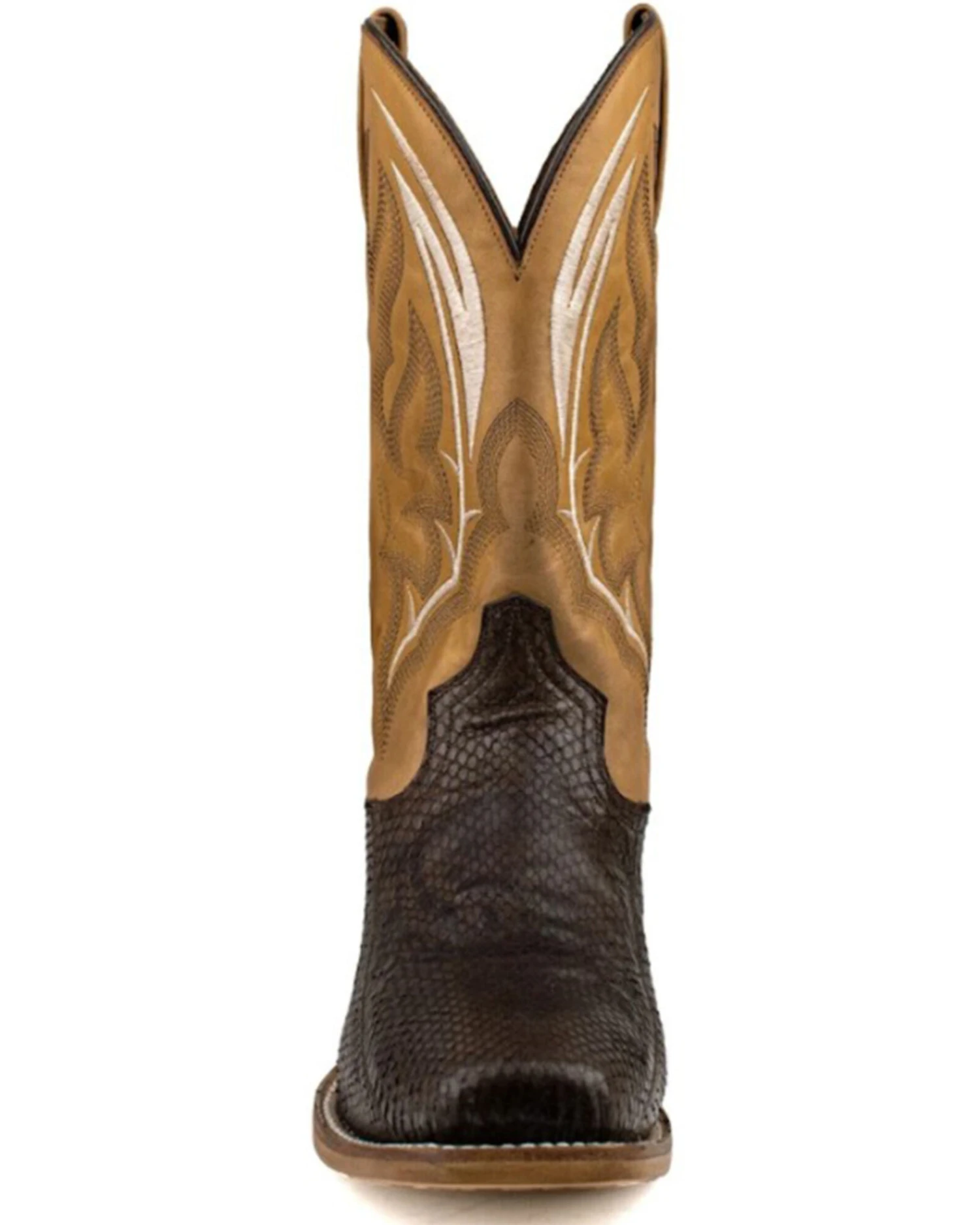 Dan Post Men's Exotic Snake Skin Western Boots - Square Toe - Image 5