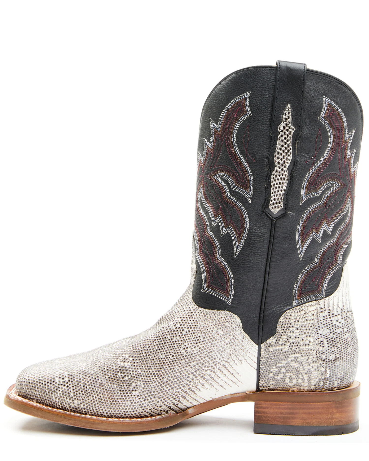 El Dorado Men's Natural Ring Tail Lizard Exotic Western Boots - Broad Square Toe - Image 4