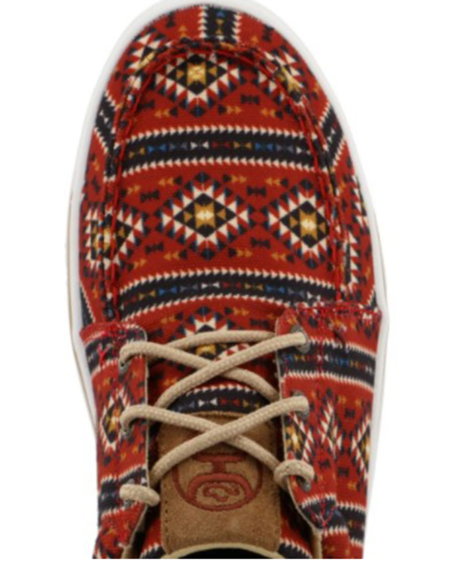 Twisted X Men's HOOey Multi Southwestern Print Causal Lace-Up Loper - Moc Toe - Image 7