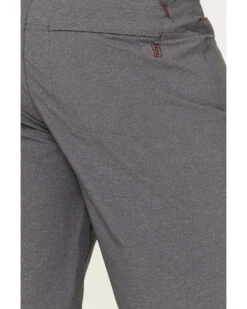 Brothers & Sons Men's Stretch Ripstop Charcoal Silm Straight Cargo Shorts