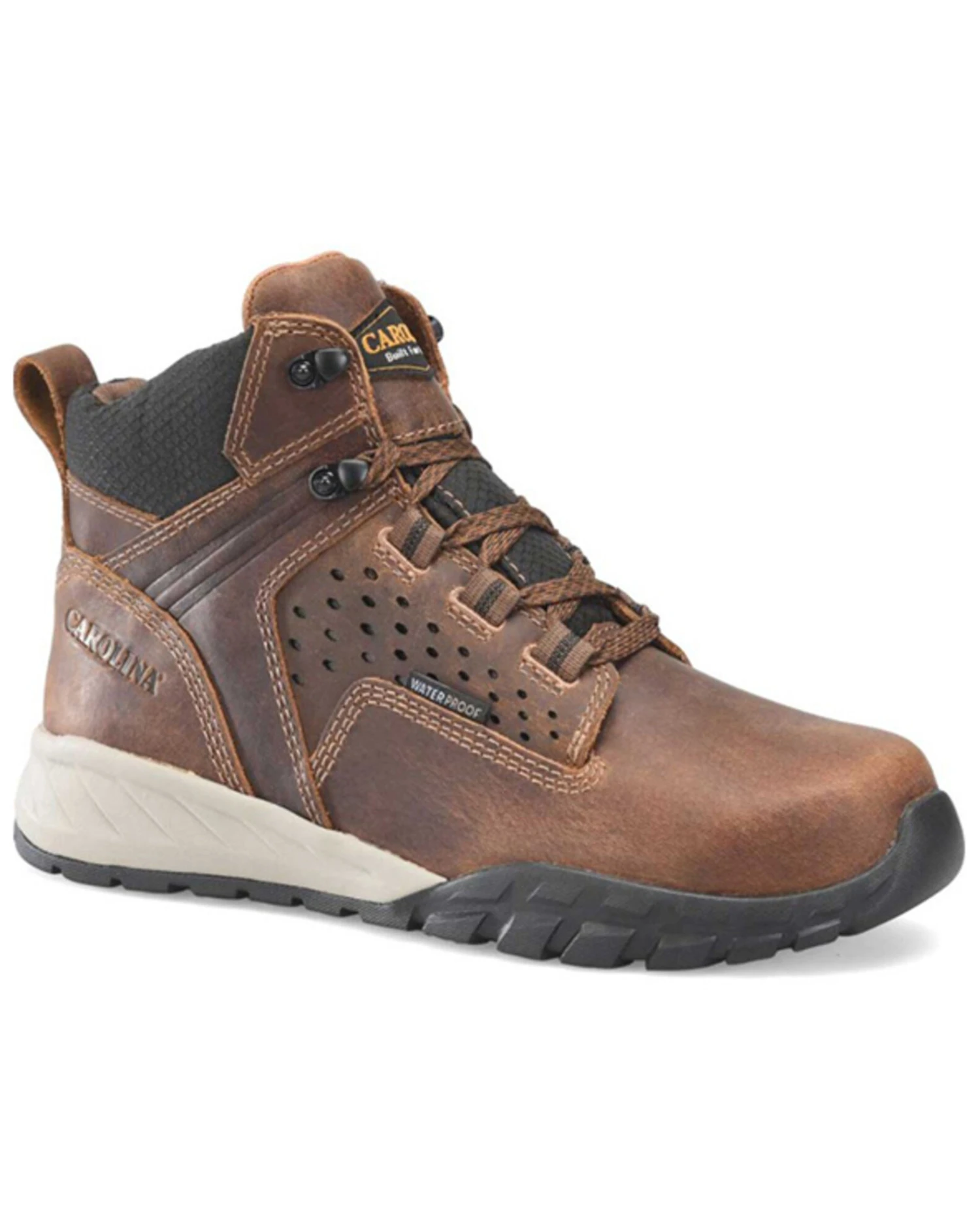 Carolina Men's Energy Lace-Up Waterproof Hiker Work Boots - Composite Toe - Image 6