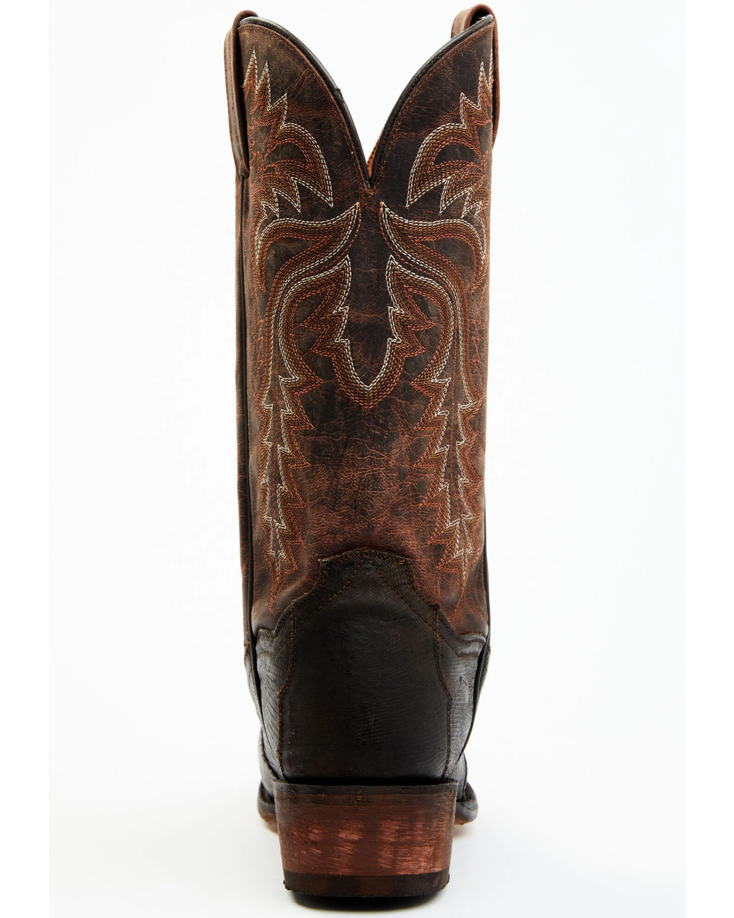Dan Post Men's Exotic Teju Lizard Leather Tall Western Boots - Round Toe - Image 7