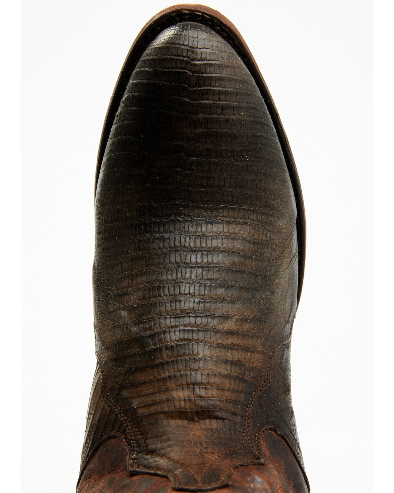 Dan Post Men's Exotic Teju Lizard Leather Tall Western Boots - Round Toe - Image 3