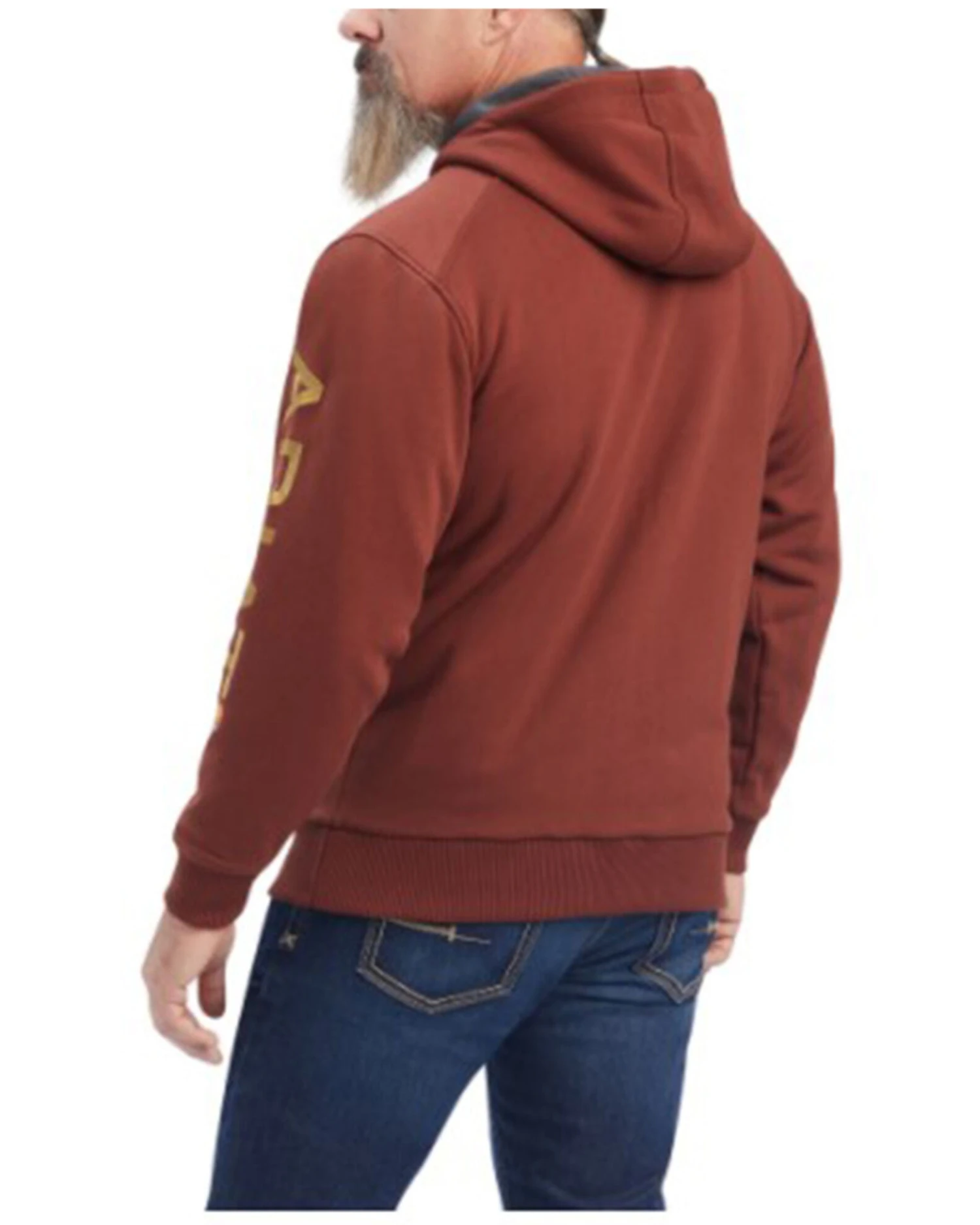 Ariat Men's Rebar All-Weather Logo Zip-Front Work Jacket - Image 2