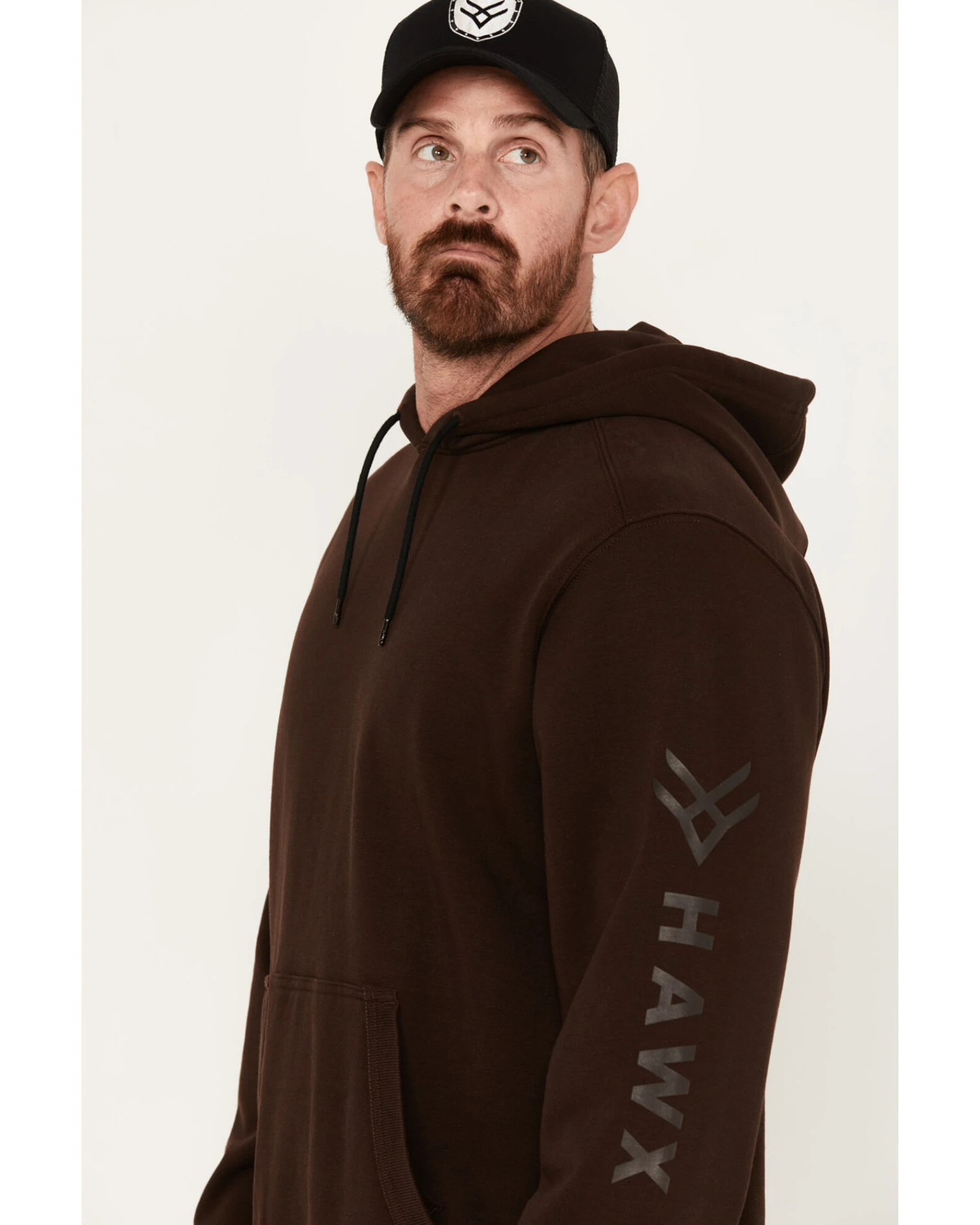 Hawx Men's FR Hard Face Pullover Fleece Hooded Jacket - Image 2