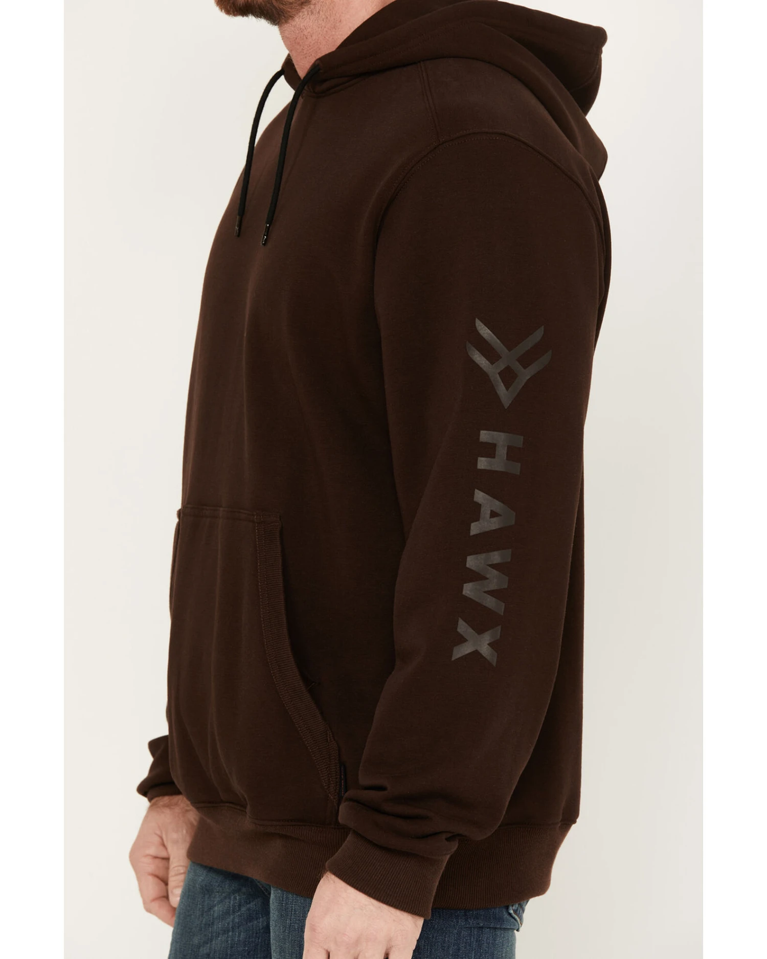 Hawx Men's FR Hard Face Pullover Fleece Hooded Jacket - Image 3