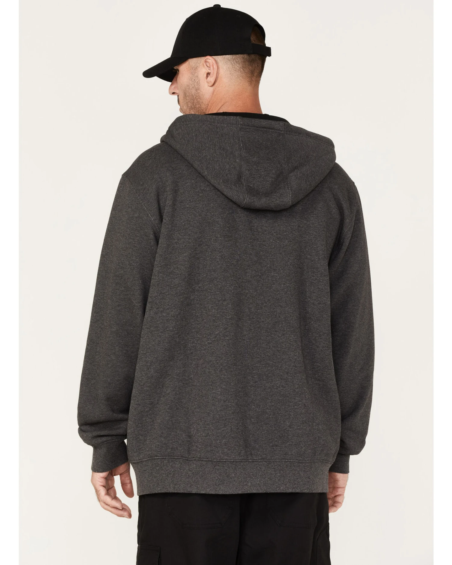 Hawx Men's Logo Thermal Hooded Zip Jacket - Image 3