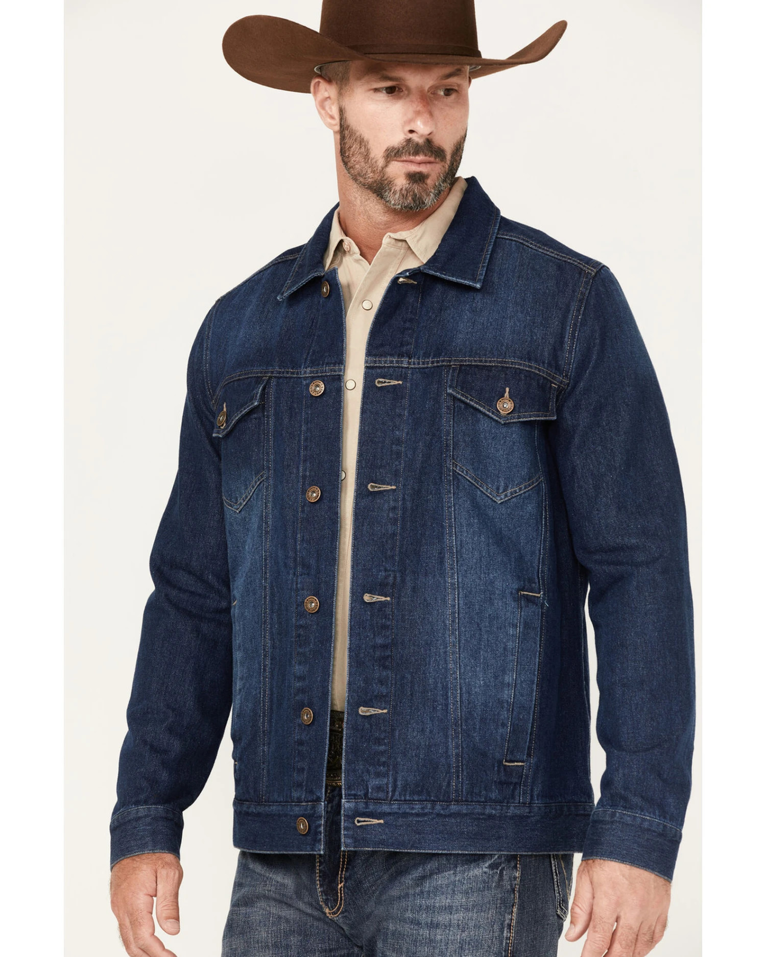 Cody James Men's Coasting Medium Wash Unlined Denim Jacket - Image 3