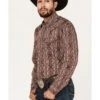 Moonshine Spirit Men's Sundays Best Paisley Stripe Snap Western Shirt