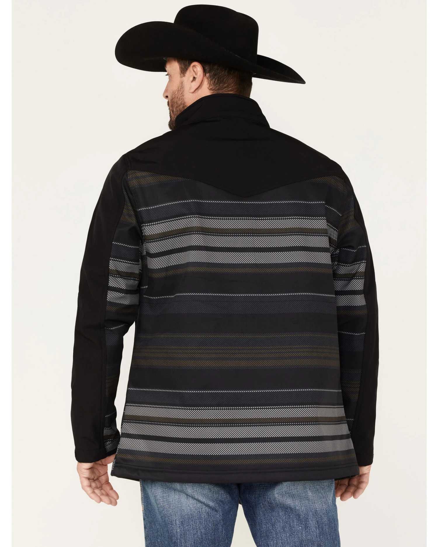 RANK 45 Men's Prescott Printed Softshell Jacket