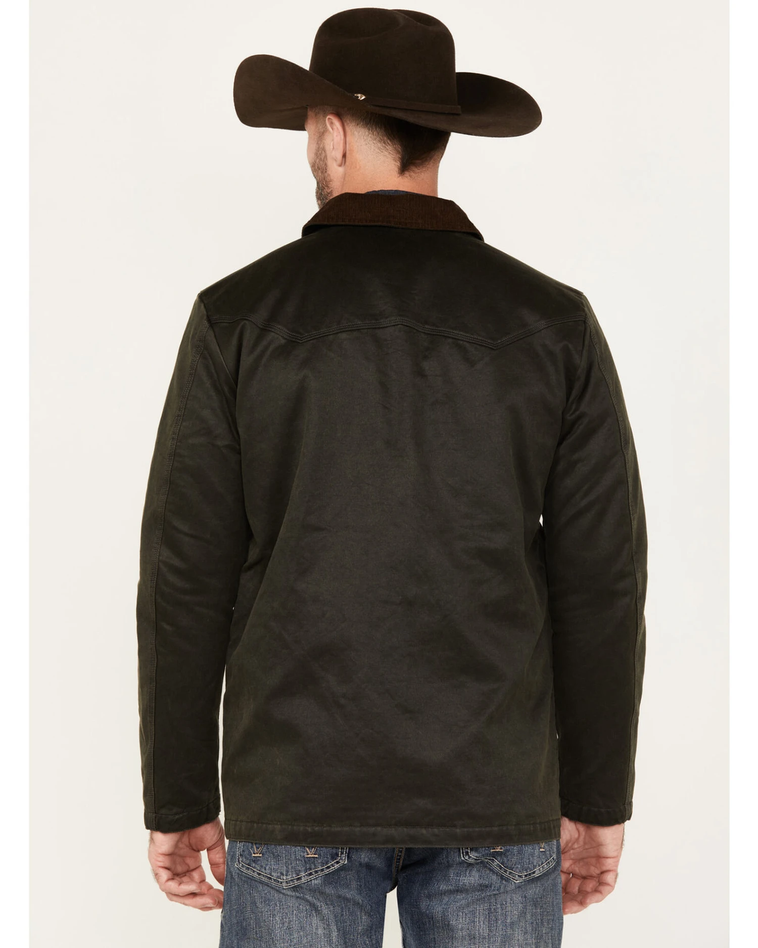 Cody James Men's Mansfield Oilskin Field Coat - Image 4