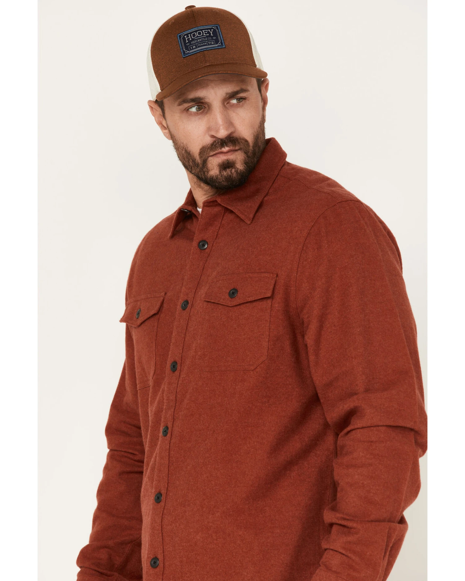 Dakota Grizzly Men's Chamois Button Down Long Sleeve Shirt - Image 4