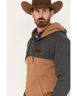 Kimes Ranch Men's Ogden 1/4 Button Hooded Pullover