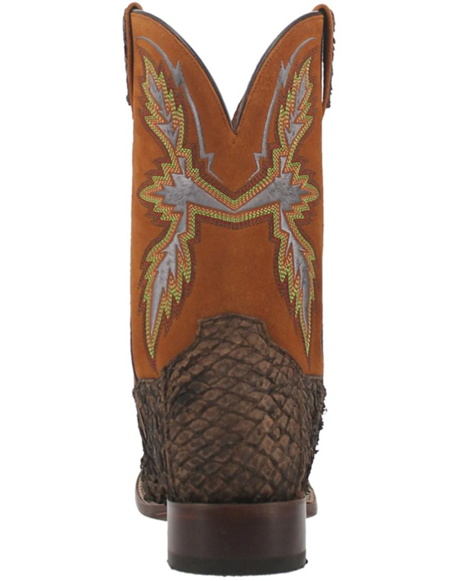 Dan Post Men's Dorsal Sea Bass Exotic Western Boots - Broad Square Toe - Image 3