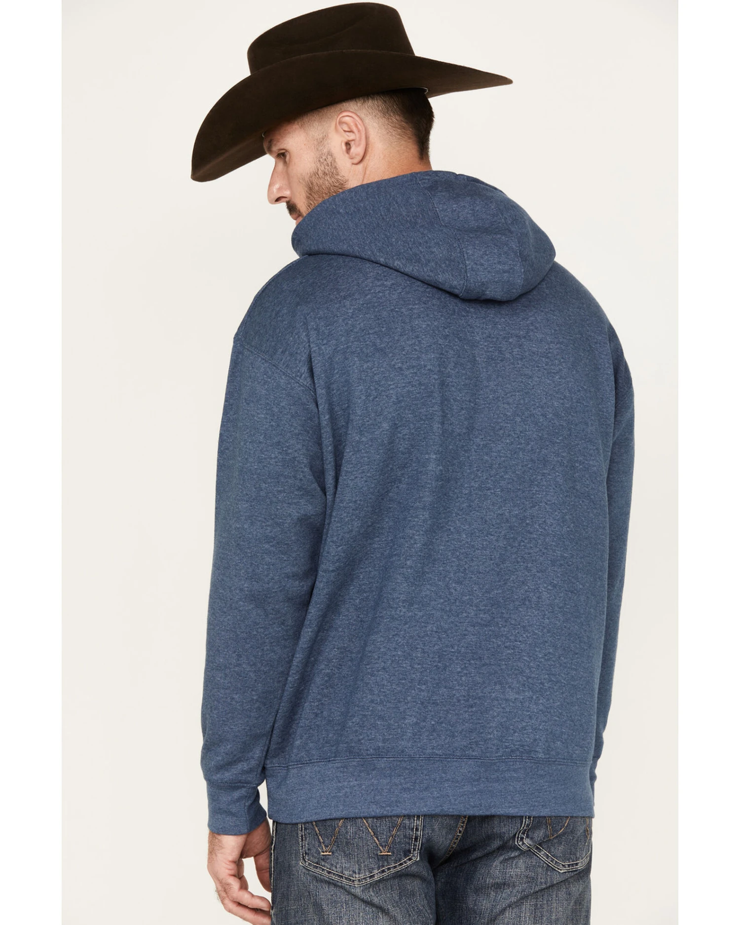 Cowboy Hardware Men's Tough As Nails Skull Graphic Hooded Sweatshirt - Image 4