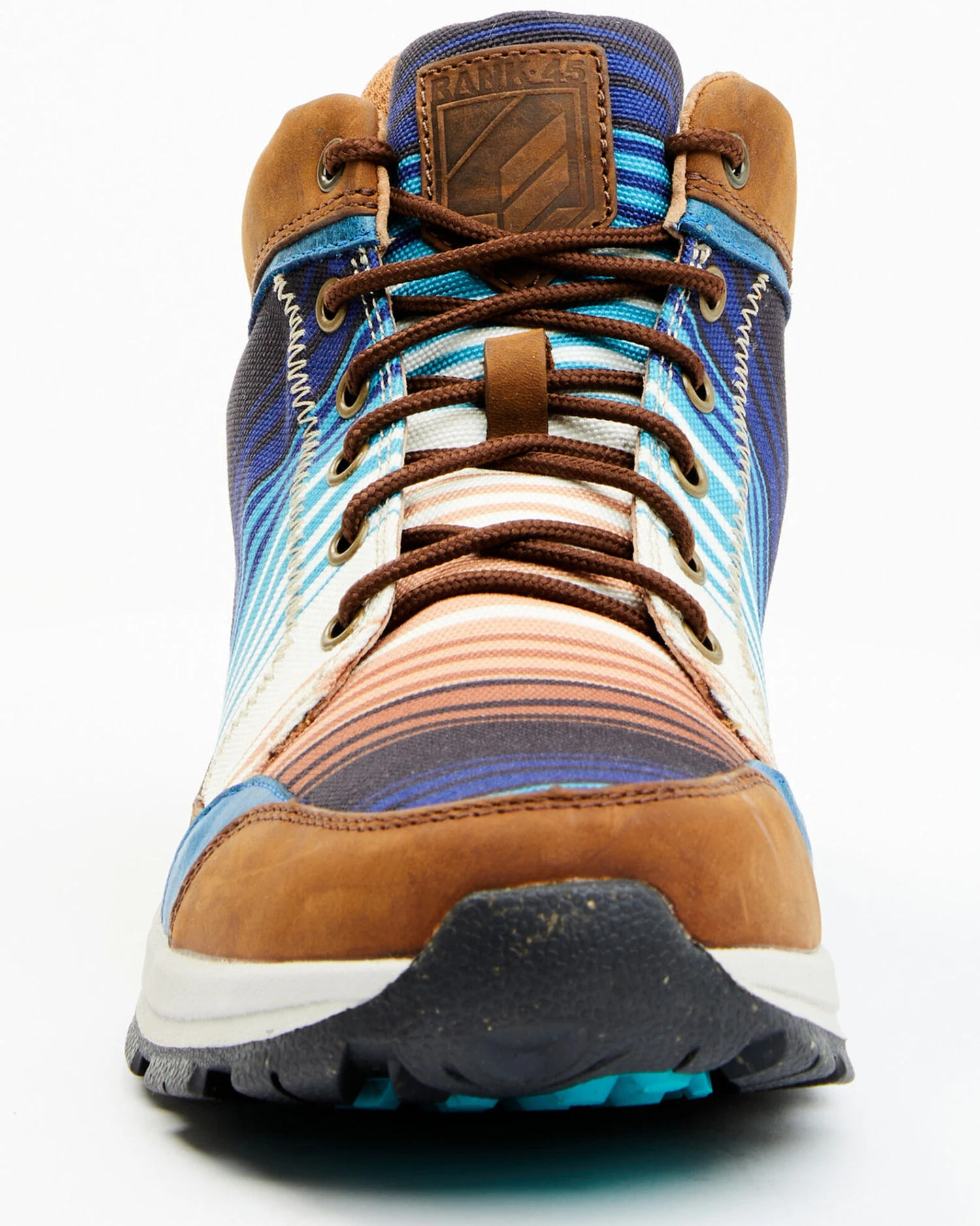 RANK 45 Men's High Top Casual Shoe - Round Toe - Image 5