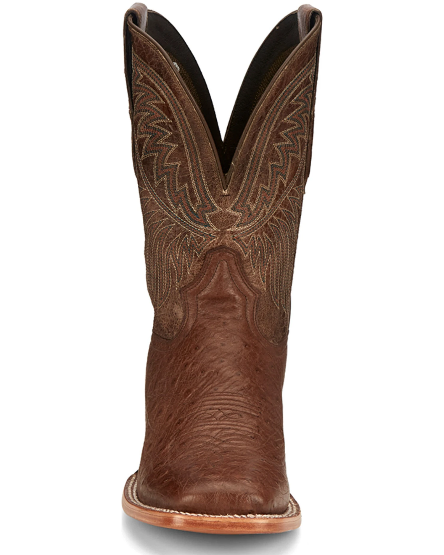 Tony Lama Men's Alamosa Smooth Ostrich Western Boots - Broad Square Toe - Image 5