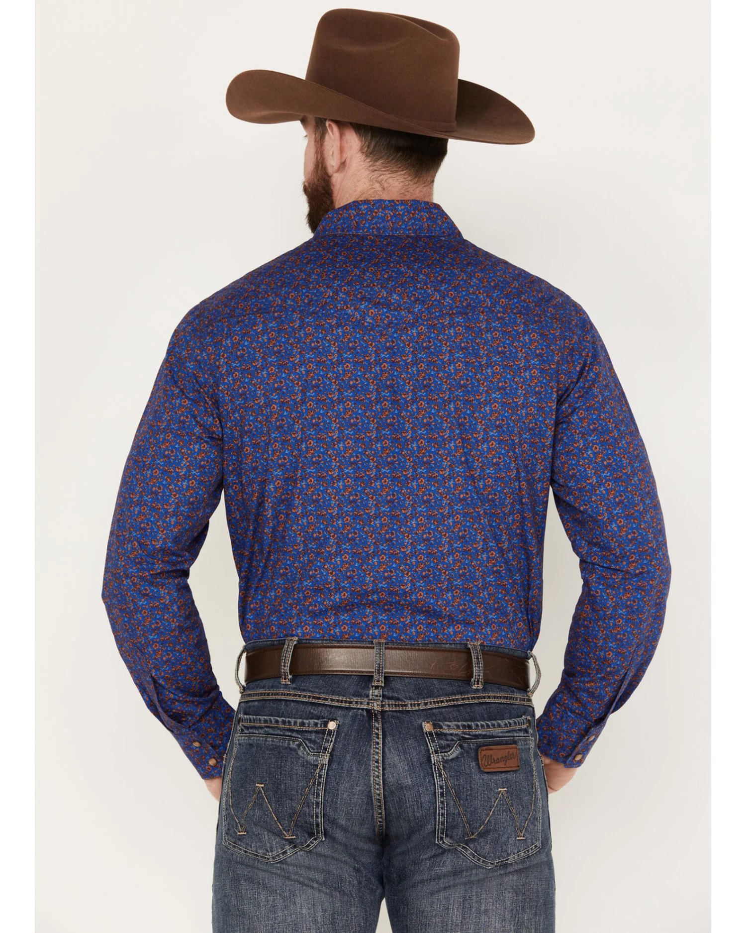 Wrangler Retro Men's Floral Western Snap Shirt - Image 2
