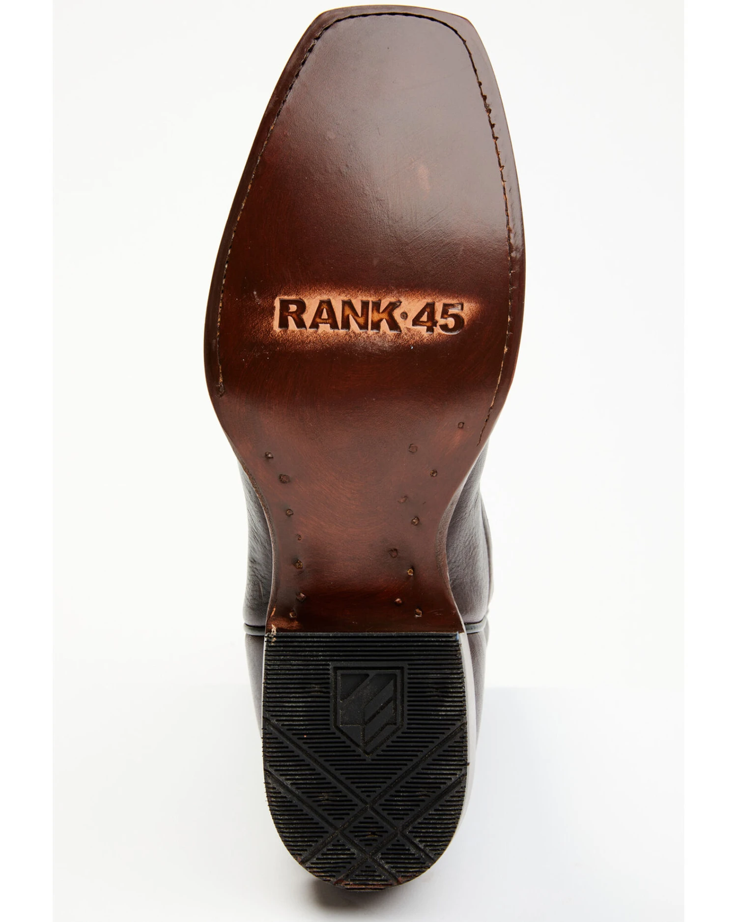 RANK 45 Men's Saloon Western Boots - Square Toe - Image 2