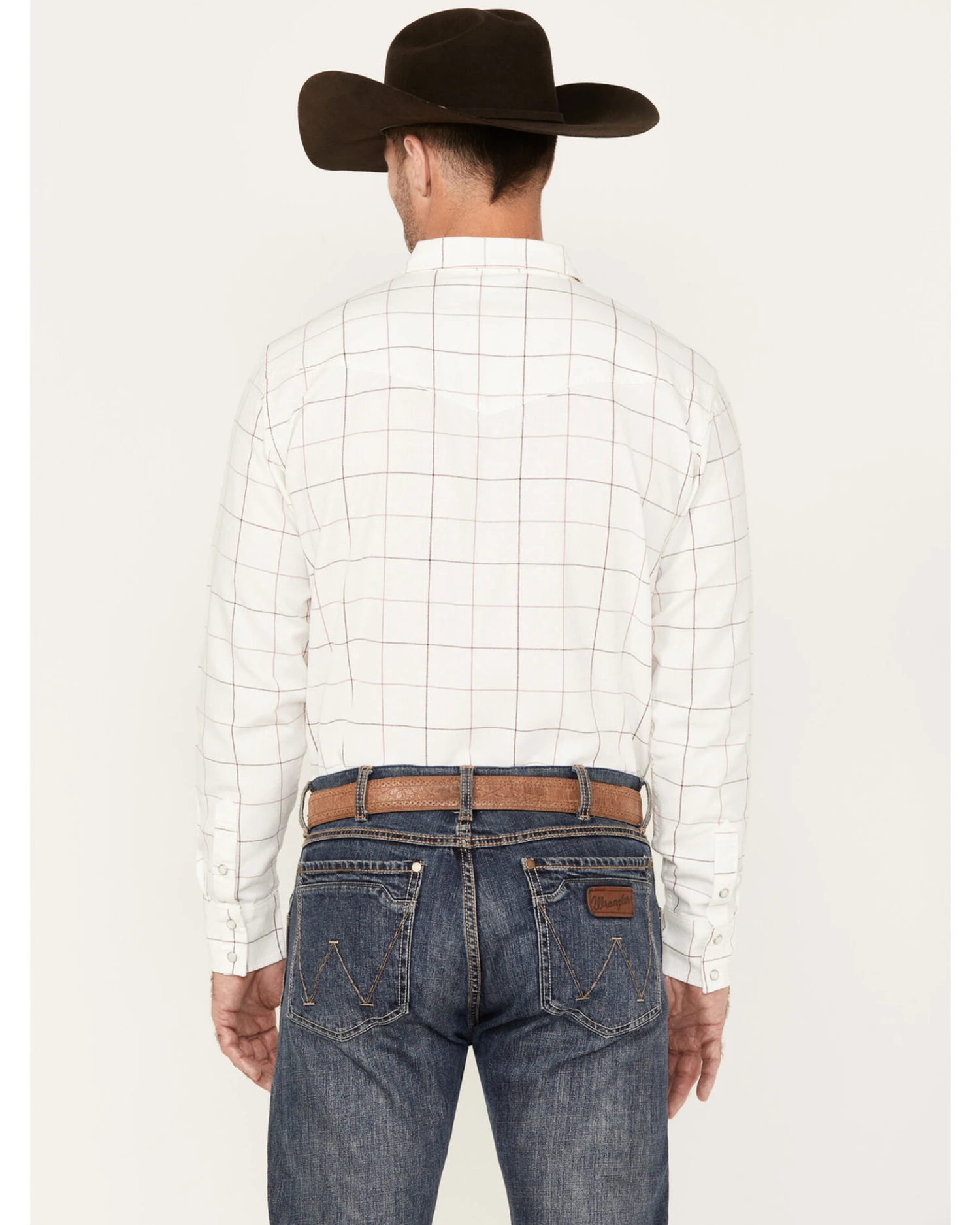 Blue Ranchwear Men's Twill Long Sleeve Pearl Snap Work Shirt - Image 2