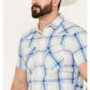 Pendleton Men's Frontier Plaid Short Sleeve Western Pearl Snap Shirt