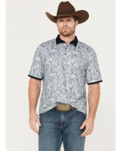 Cinch Men's ARENAFLEX Paisley Polo