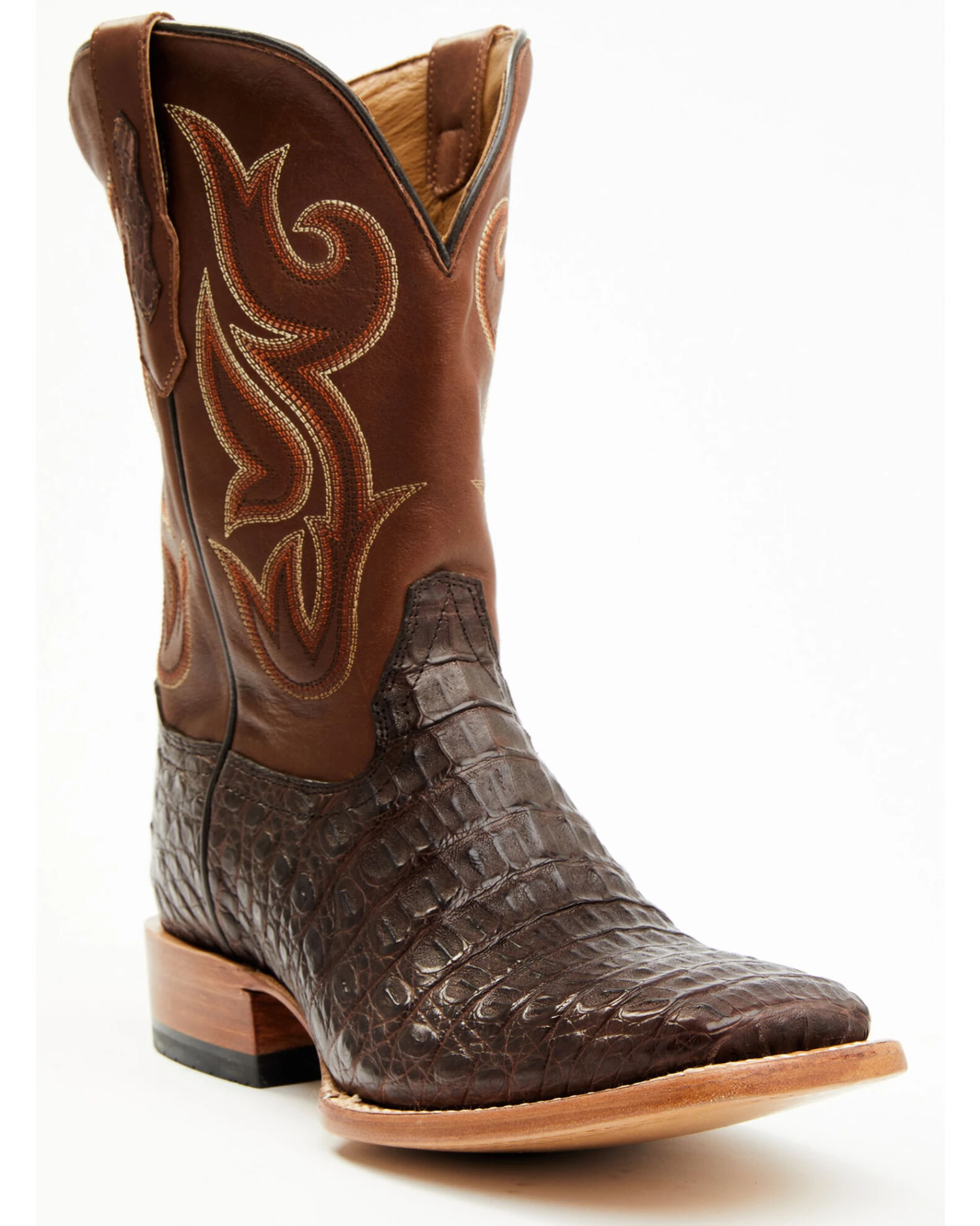 Cody James Men's Exotic Caiman Western Boots - Broad Square Toe - Image 3
