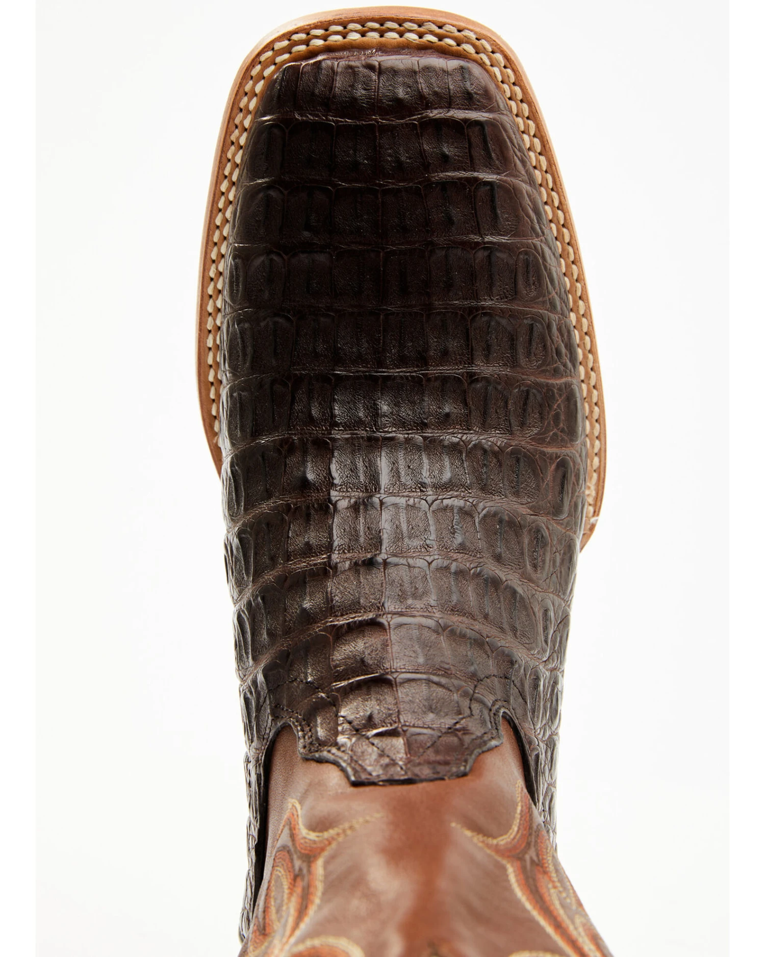 Cody James Men's Exotic Caiman Western Boots - Broad Square Toe - Image 7