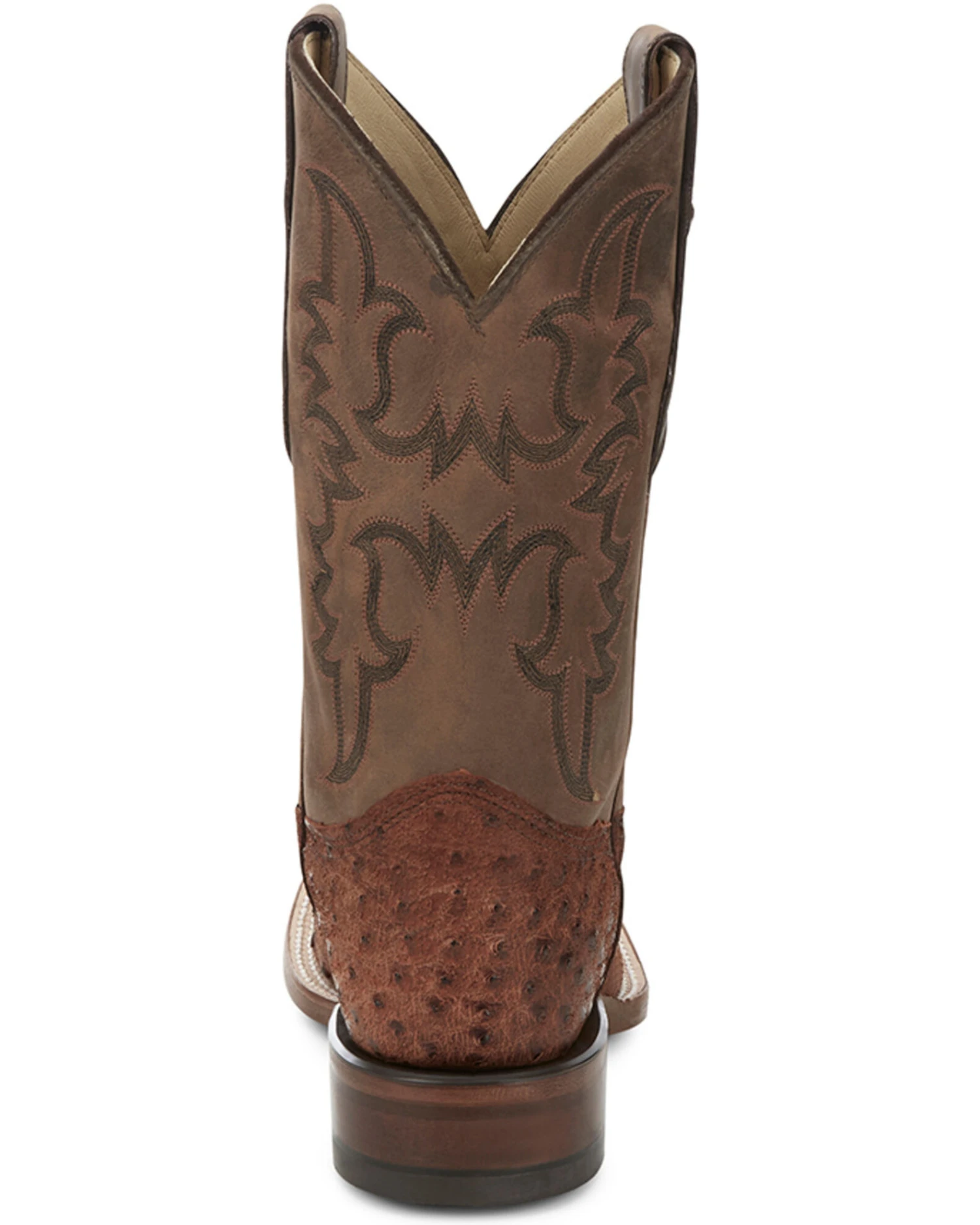 Justin Men's Full-Quill Ostrich Exotic Boot - Square Toe - Image 7