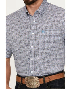 Cinch Men's ARENAFLEX Medallion Print Short Sleeve Button-Down Stretch Western Shirt