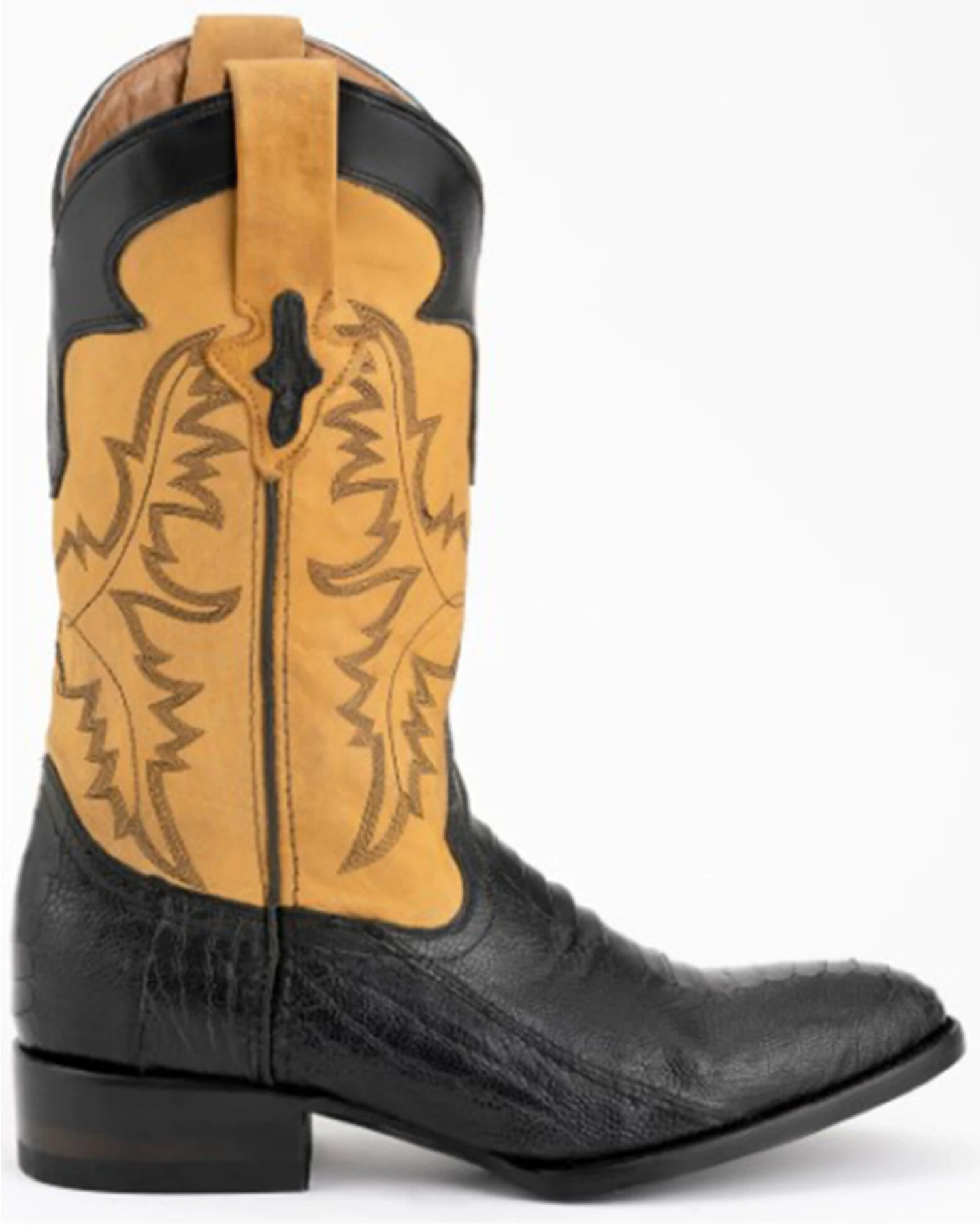 Ferrini Men's Nash Exotic Ostrich Leg Western Boots - Round Toe - Image 7
