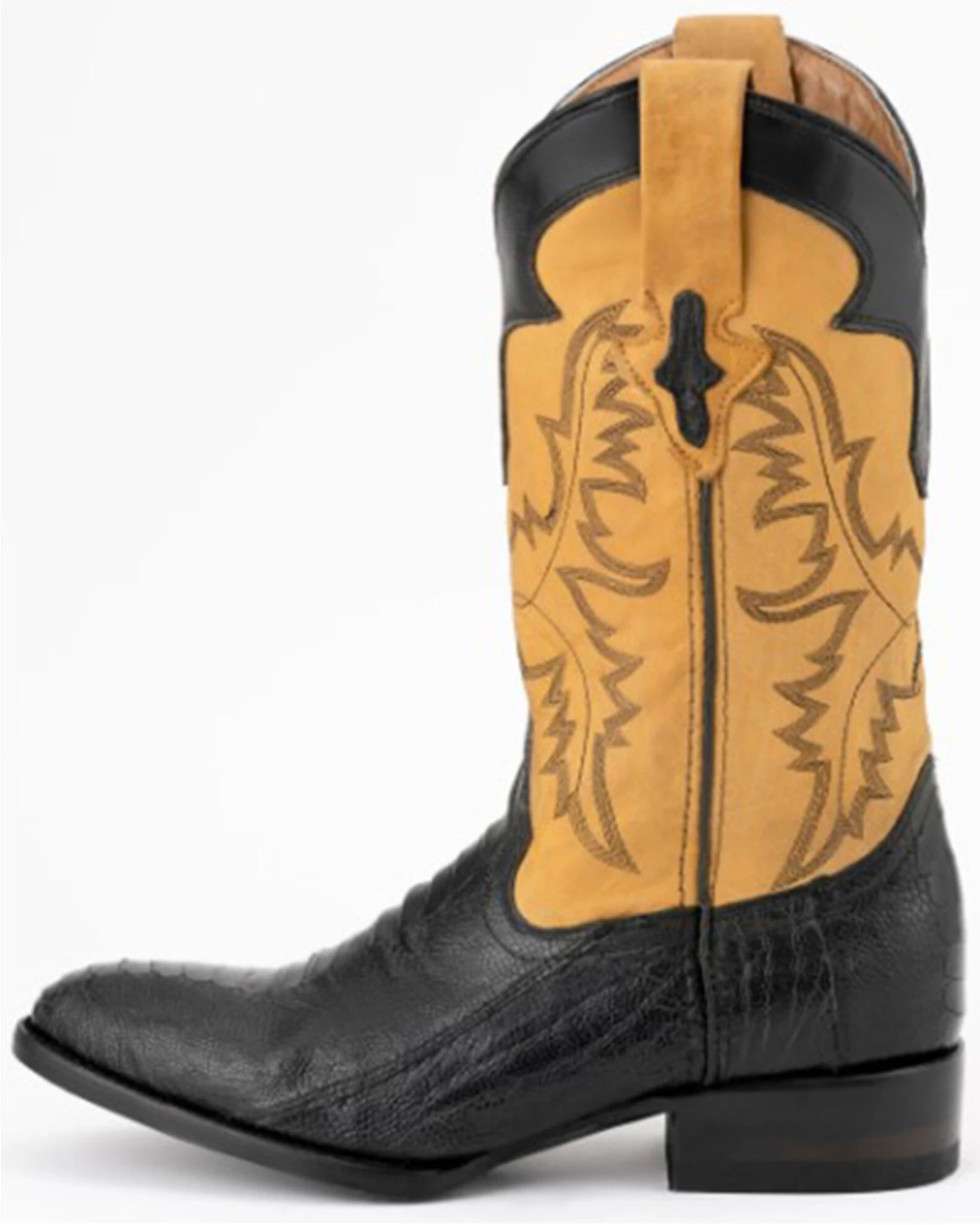Ferrini Men's Nash Exotic Ostrich Leg Western Boots - Round Toe - Image 4